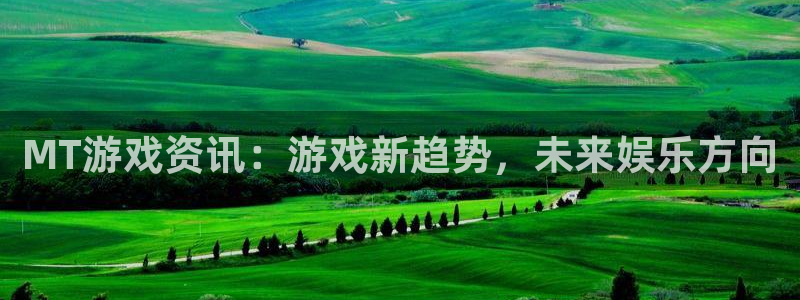 鼎点娱乐平台：MT游戏资讯：游戏新趋势，未来娱乐方向