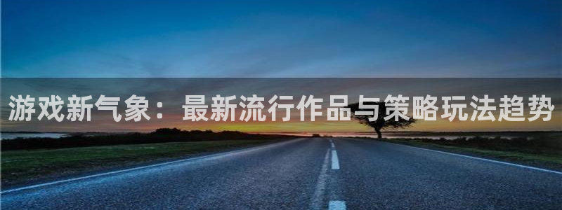 鼎点娱乐平台负责人：游戏新气象：最新流行作品与策略玩法趋势