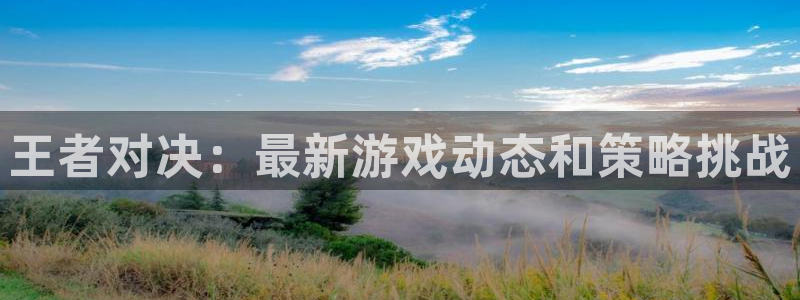 鼎点娱乐官网下载入口苹果版：王者对决：最新游戏动态和策略挑战